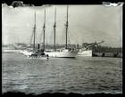 Boston Harbor Tug and 4 Mast Ship